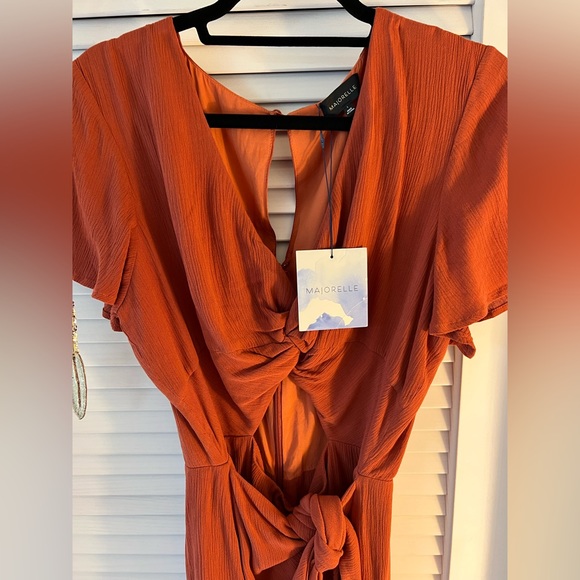 Majorelle Evelyn Terracotta Dress - Picture 4 of 5